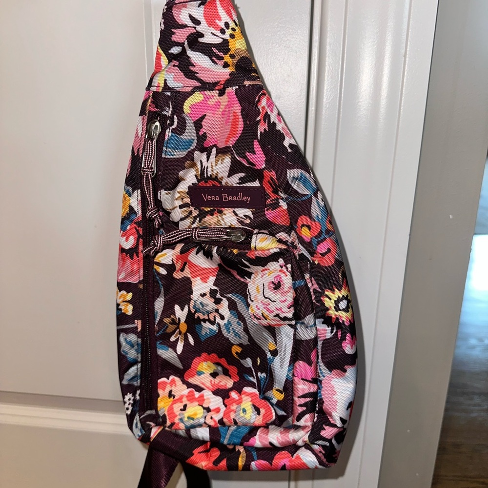 Vera Bradley Colorful Floral Sling Bag